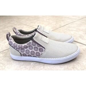 Xtratuf  Salmon Sisters Sharkbyte Shoe Beige Purple Sand Dollar Sz 11 Slip On